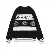 collection young versace sweatershirt pulls stipe versace noir